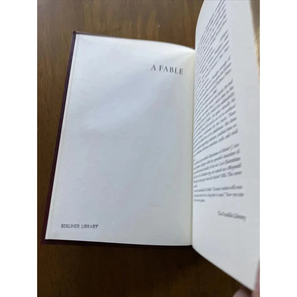 A Fable By Faulkner 1976 Leather Bound Franklin Mint